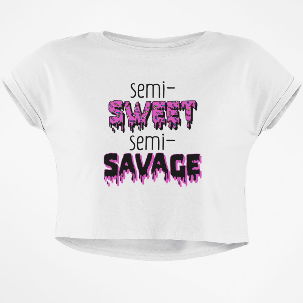 Camiseta corta semi dulce semi salvaje junior boxy - Imagen 2 de 2